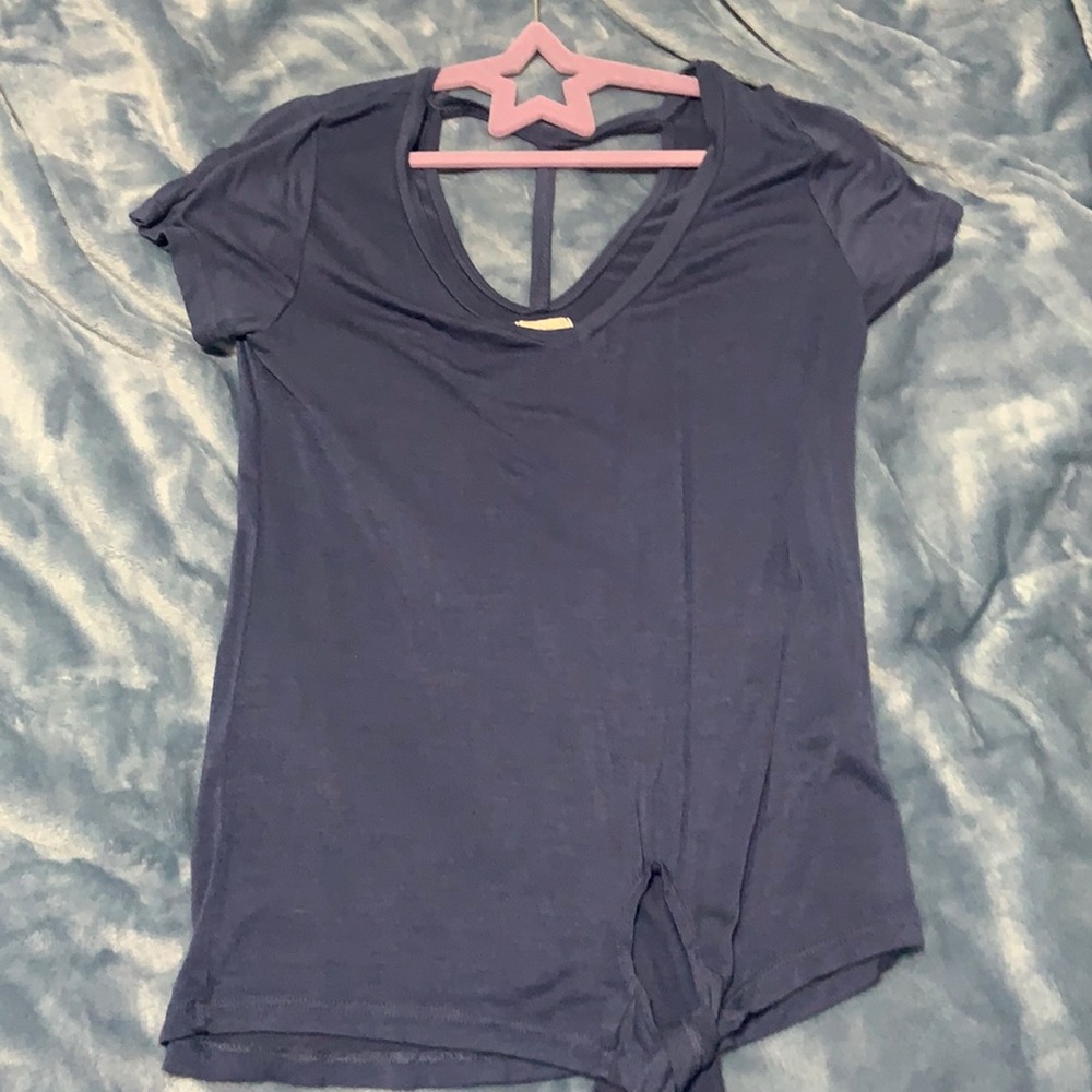 Blue short sleeve shirt from Glitz